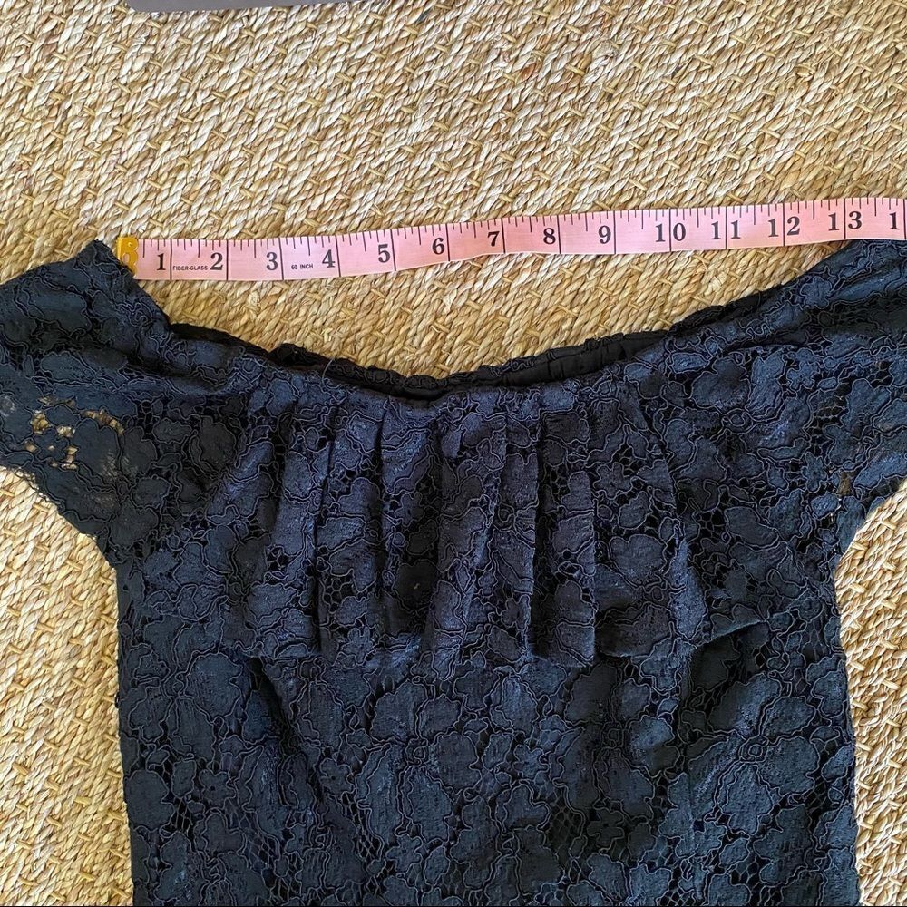 Sandro Paris Poetry Black Lace Romper - Picture 3 of 15